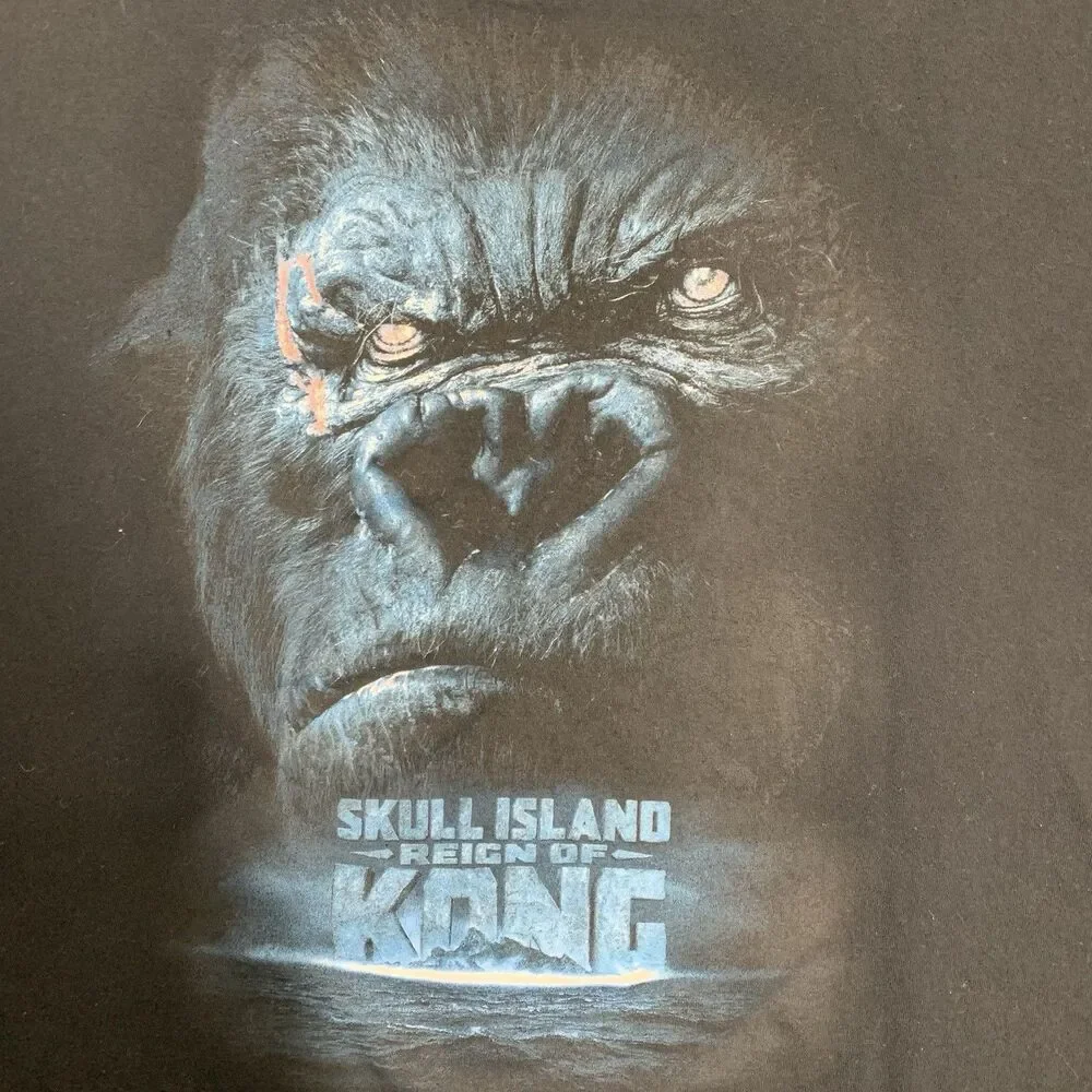 Universal Studios Skull Island Reign of Kong‎ Shirt Mens XXL Black Graphic Tee